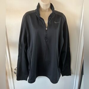 Nike Men's Black Zip-Up Sweater L